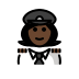 woman pilot, dark skin tone